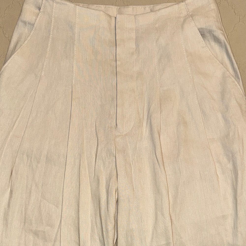 ANTONIO MELANI Melinda Linen Wide Leg Pants - Picture 6 of 8